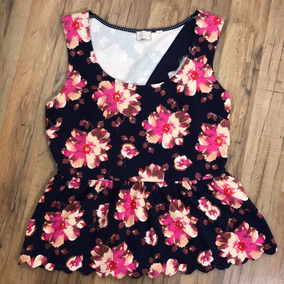 Anthropologie Tops - Anthropologie Postmark Brand Peplum Blouse